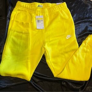 Nike Bright Yellow Sweatpants